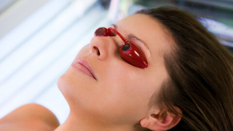 Nichtionisierende Strahlung UV-Schutzbrille Solarium
