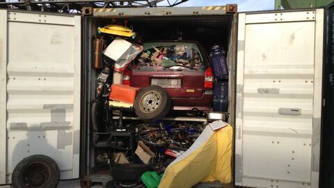 Container mit Abfall