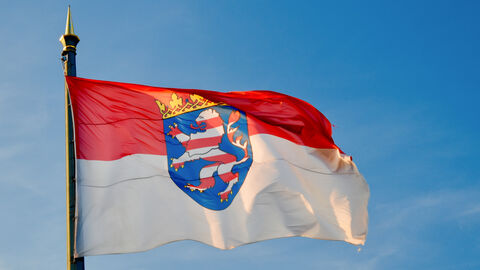 Die Flagge des Landes Hessen. Die Flagge des Landes Hessen.