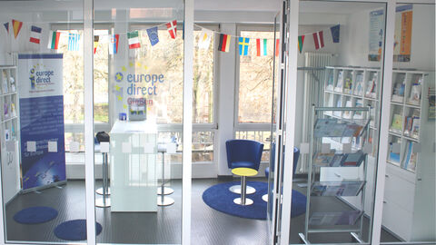 Räumlichkeiten des EU Infozentrum im RP Gießen