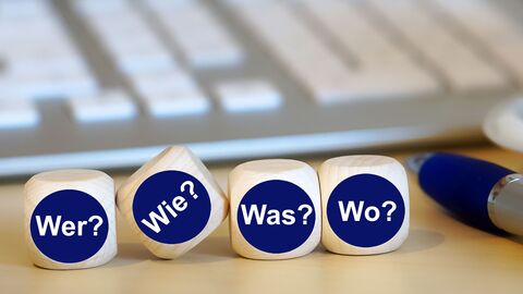 Wer? Wie? Was? Wo? Würfel