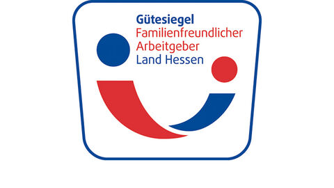 Logo Gütesiegel Familienfreundlicher Arbeitgeber Land Hessen Logo Gütesiegel Familienfreundlicher Arbeitgeber Land Hessen