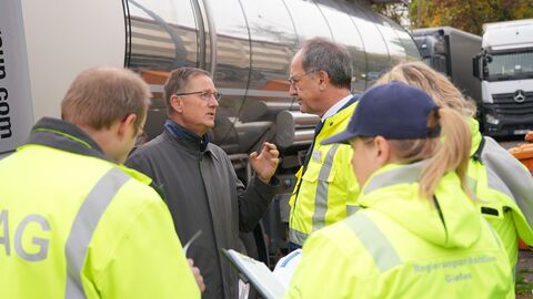 Gemeinsame Schwerverkehrskontrolle