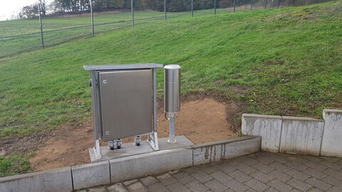 Niederschlagsmessstelle in Runzhausen