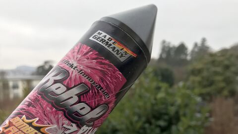 Eine Feuerwerksrakete