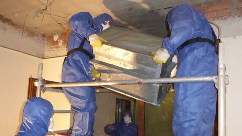 Asbestsanierungsmaßnahmen 