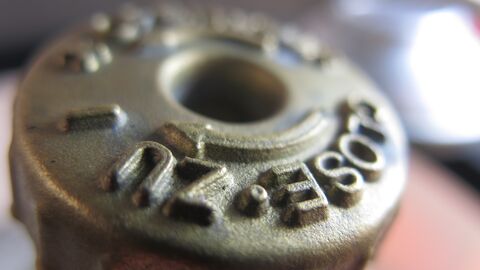 Ein Verschluss einer Gasflasche