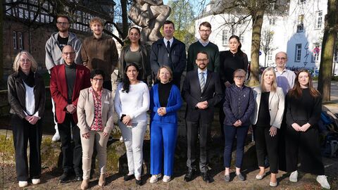 Begrüßung neuer Mitarbeiter